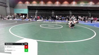 220 lbs Round Of 16 - Gunner Wilson, Catoosa vs Jake Closson, Pleasant Grove