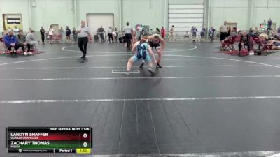 126 lbs Cons. Round 3 - Landyn Shaffer, Gorilla Grapplers vs Zachary Thomas, Militia