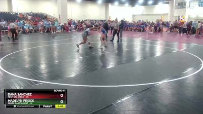 145 lbs Round 6 (8 Team) - Dana Sanchez, Team STL Green vs Madelyn Feiock, South Dakota Heat