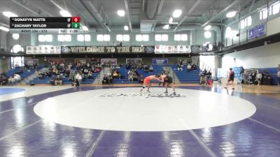 174 lbs Cons. Semi - Zachary Taylor, Findlay vs Donavyn Watts, Findlay