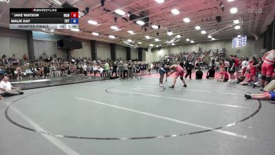 215 lbs Quarterfinal - Jake Watson, Gilmer Bobcat Wrestling vs Malik Day, Tift Wrestling Academy