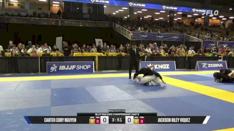 Carter Cory Nguyen vs Jackson Riley Viquez 2026 Pan Kids Jiu-Jitsu IBJJF Championship