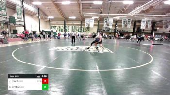 184 lbs Quarterfinal - Jaxon Smith, Maryland vs Cael Crebs, Navy