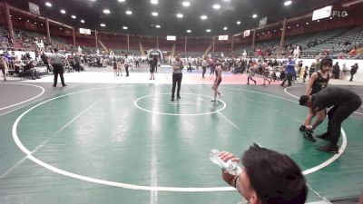 98 lbs Rr Rnd 1 - Viviana Andazola, Raven Wrestling vs Santiago Ortega, New Mexico Punishers