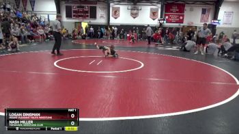 Quarterfinal - Logan Dingman, Mount Pleasant Youth Wrestling vs Nash Miller, Tomahawk Wrestling Club