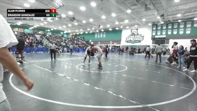175 lbs Cons. Round 3 - Brandon Gonzalez, Desert Hot Springs vs Alan Flores, Desert Mirage