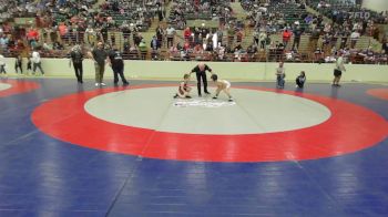 49 lbs Consi Of 8 #2 - Noah Holley, John Wayne Corcoran Wrestling Association vs Cameron Garner, Troup Wrestling