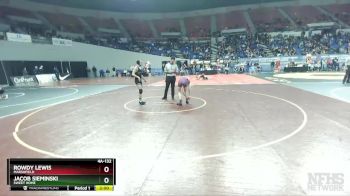 4A-132 lbs Champ. Round 1 - Jacob Sieminski, Sweet Home vs Rowdy Lewis, Marshfield