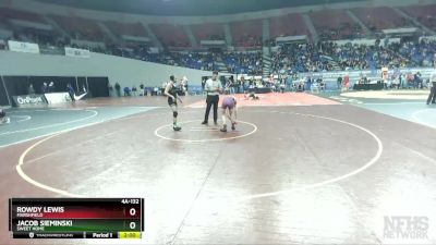 4A-132 lbs Champ. Round 1 - Jacob Sieminski, Sweet Home vs Rowdy Lewis, Marshfield