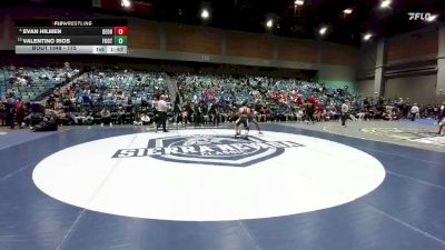 175 lbs Champ. Round 3 - Valentino Rios, Foothill vs Evan Hilmen, Del Oro