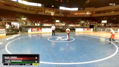 78 lbs Quarterfinal - Isaac Hierro, Grindhouse Wrestling Club vs Tyler Hernandez, Humboldt