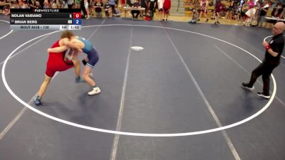 138 lbs Cons. Round 4 - Nolan Variano, IL vs Brian Berg, MN