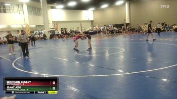 120 lbs Round 3 (10 Team) - Isaac Ash, Monrovia Bulldogs vs Bronson Begley, Dayton Bandits