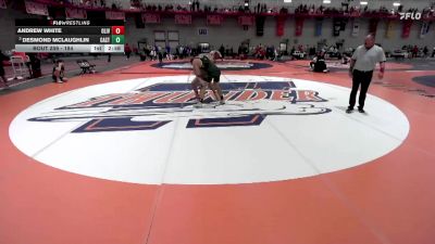 184 lbs Champ. Round 2 - Desmond McLaughlin, Castleton vs Andrew White, Olivet