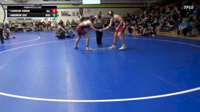 215 lbs Cons. Semi - Andrew Dix, Mount Vernon vs Carson Grier, Williamsburg