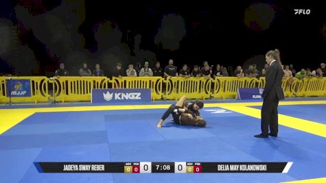 Delia May Kolanowski vs Jadeya Sway Reber 2025 Pan IBJJF Jiu-Jitsu No-Gi Championship