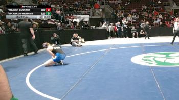 Girls 135 lbs Semifinal - Heaven Guevara, Cleveland vs Mckenzie Williams, Bloomfield
