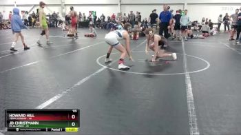 115 lbs Round 3 (8 Team) - JD Christmann, PA Alliance vs Howard Hill, Terps Xtreme