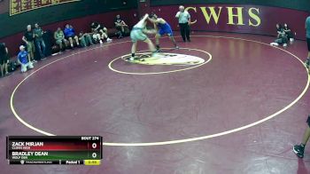 155 lbs Cons. Round 1 - Bradley Dean, Wolf Den vs Zack Mirjan, Clovis High