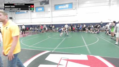 C-120 lbs Round Of 16 - Brady Todd, OH vs Jeremy Cannedy Jr, VA
