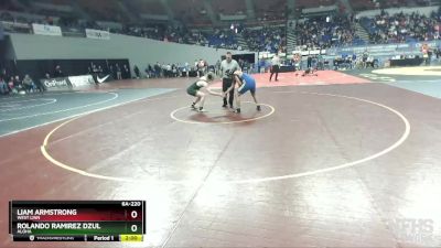 6A-220 lbs Champ. Round 1 - Rolando Ramirez Dzul, Aloha vs Liam Armstrong, West Linn