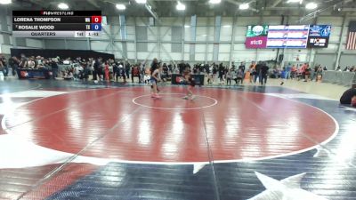 12U Girls - 69 lbs Quarters - LORENA THOMPSON, WA vs Rosalie Wood, TX