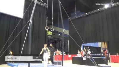 Zach Snyder - Still Rings, Emerge IA - 2021 USA Gymnastics Development Program National Championships