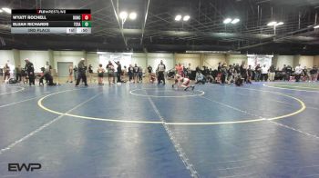 92 lbs 3rd Place - Wyatt Rochell, Duncan Demon Wrestling vs Elijah Richards, Texas Select Wrestling