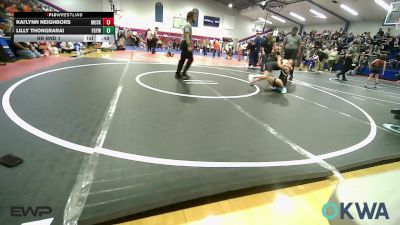 83 lbs Rr Rnd 1 - Kai'lynn Neighbors, Muskogee Rougher Youth Wrestling vs Lilly Thongrarai, Fort Gibson Youth Wrestling
