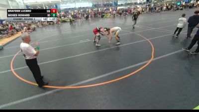 185 lbs Champ. Round 1 - Moses Howard, M3 Wrestling vs Brayden Lucero, Unattached