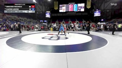 190 lbs Cons. Sub-semis - Brecken Wacholz, MN vs Carter Lester, OH