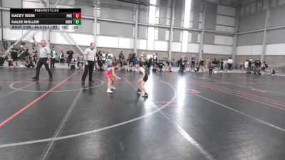49.3-50.2 lbs Champ. Round 3 - Kacey Isom, Prometheus Wrestling Club vs Kalee Moller, Oregon