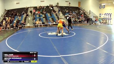 165-187 lbs Round 2 - Brycen McDonald, Rock Hill vs Will Hair, LEWC/Misfits Wrestling