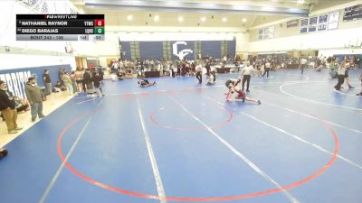 106 lbs Cons. Round 4 - Nathaniel Raynor, Yucaipa Thunder Wrestling Club vs Diego Barajas, La Quinta High School