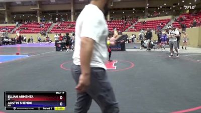 84 lbs Round 4 - Elijah Armenta, KS vs Austin Shendo, NM