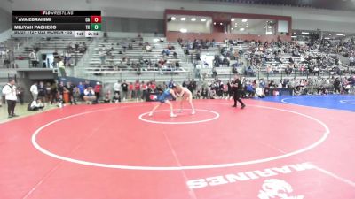 U23 Women - 55 lbs Champ. Round 2 - Ava Ebrahimi, CA vs Miliyah Pacheco, TX