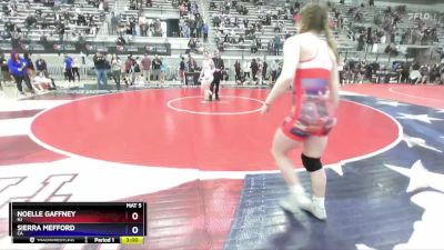 72 lbs Champ. Round 1 - Noelle Gaffney, NJ vs Sierra Mefford, CA