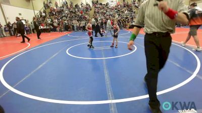 55 lbs Consi Of 8 #2 - Noah Smith, Wagoner Takedown Club vs Sawyer Emde, Battlefield Wrestling Club