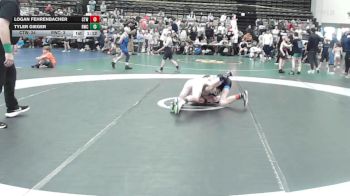 93 lbs Final - Logan Fehrenbacher, CTWHALE Beluga - MSE vs Tyler Gieger, Ruthless Maize - MSE