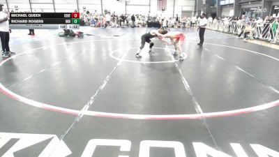 132 lbs Rr Rnd 2 - Michael Queen, Central Maryland Wrestling - HSB vs Richard Rogers, Indiana Outlaws Yellow - HSB