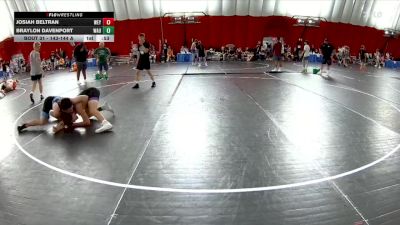 143-144 A Round 3 - Braylon Davenport, Waunakee vs Josiah Beltran, Weyauwega-Fremont