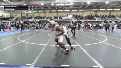 157 lbs Consi Of 16 #2 - Dillon Herlihy, Coventry vs Naiem Mian, Central
