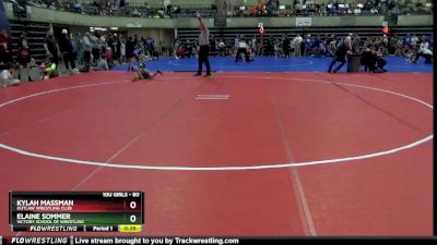 80 lbs Quarterfinal - Kylah Massman, Outlaw Wrestling Club vs Elaine Sommer, Victory School Of Wrestling