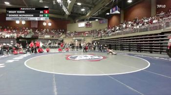 3A 106 lbs Champ. Round 1 - Bowdee McPherson, Juab vs Brady Kuehn, Grantsville