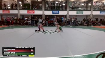 63-66 lbs Semifinal - Aiden Ramey, Normal vs Oakley Davis, Iguana Wrestling Club