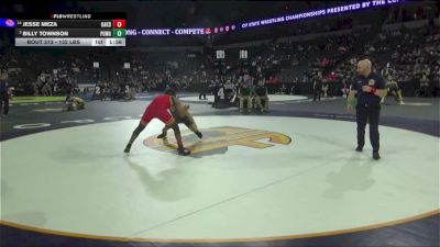 132 lbs Round Of 16 - Jesse Meza, Oakdale (SJ) vs Billy Townson, Poway (SD)