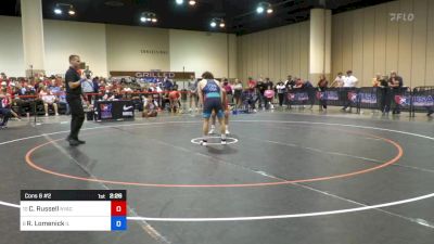 63 kg Cons 8 #2 - Camden Russell, New York Athletic Club vs Riley Lomenick, Illinois