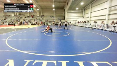 145 lbs Round Of 32 - Porter Olson, UT vs Brayden Forman, LA