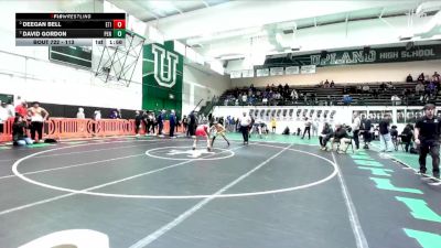 113 lbs Semifinal - David Gordon, Peninsula vs Deegan Bell, Etiwanda