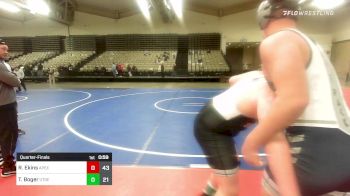 211 lbs Quarterfinal - Robert Ekins, Apex vs Trayvn Boger, Utah Select